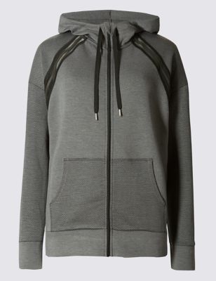 Breathable Zipped Through Hoodie